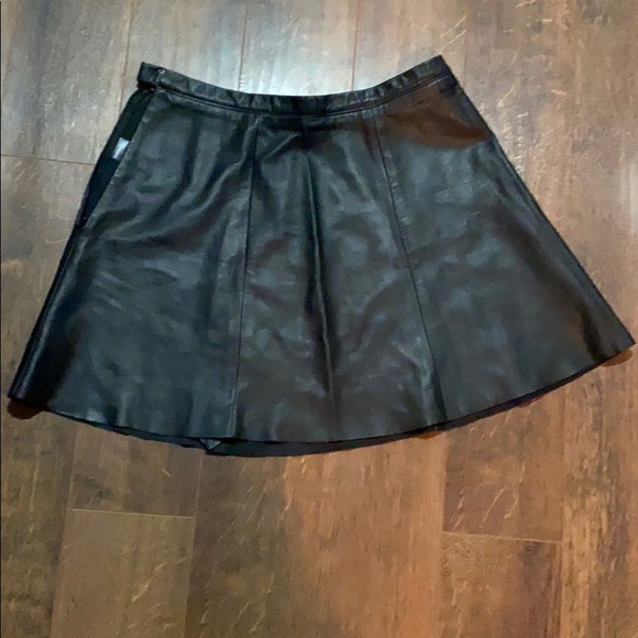 Love Leather Dresses & Skirts - REAL Leather Skirt (Lamb Leather)